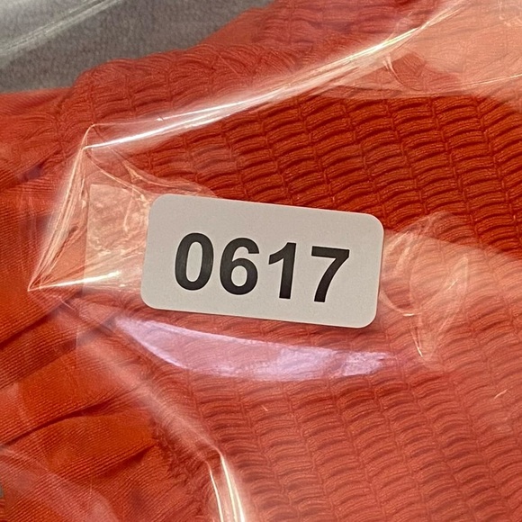 New! BFyne Blayze smocked ruffle bikini bottom orange flame 10616 - Picture 8 of 8